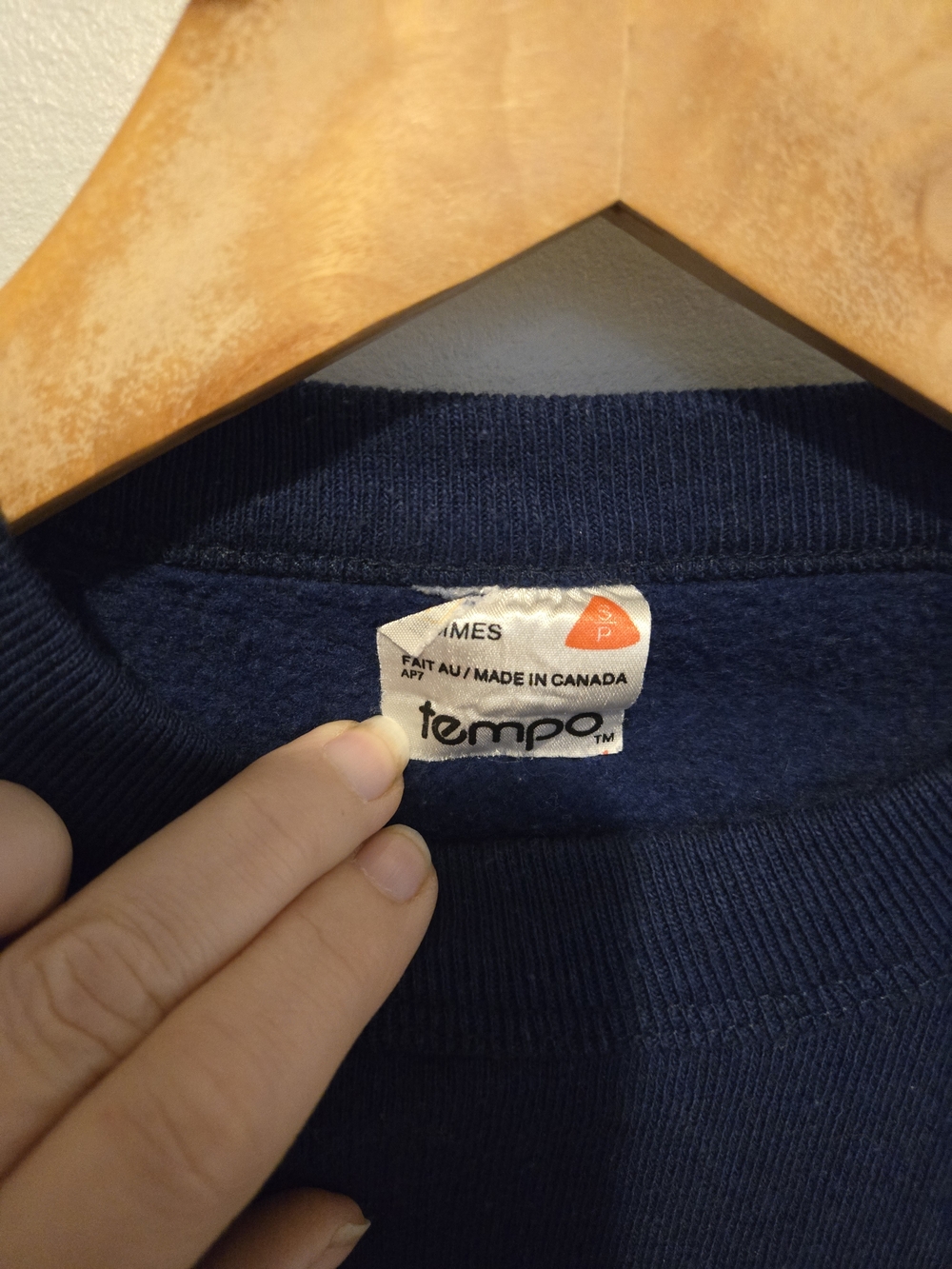Vintage Navy 'Ski! Or go home!' Graphic Sweatshirt - Picture 3 of 5
